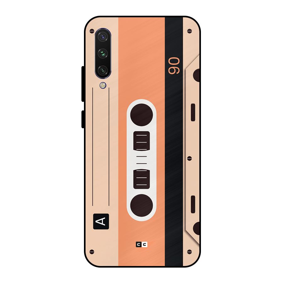 Retro Cassete Metal Back Case for Mi A3