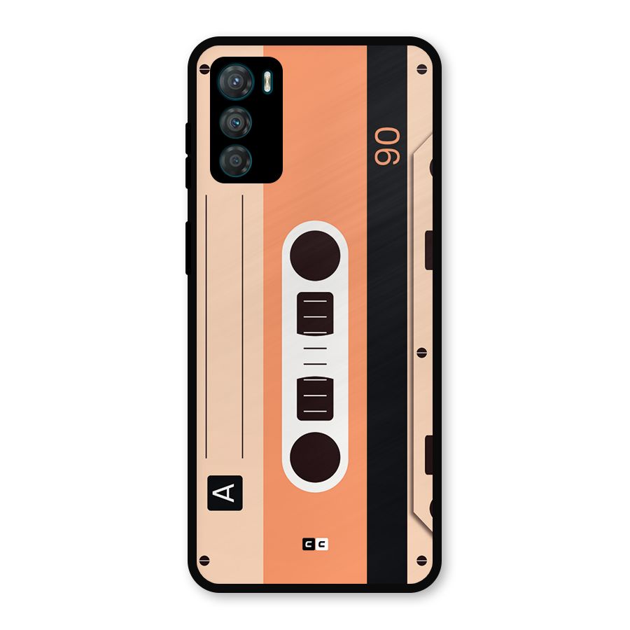 Retro Cassete Metal Back Case for Moto G42