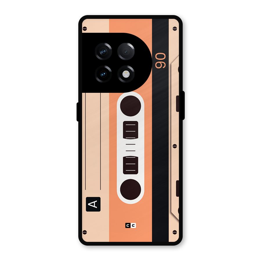 Retro Cassete Metal Back Case for OnePlus 11R