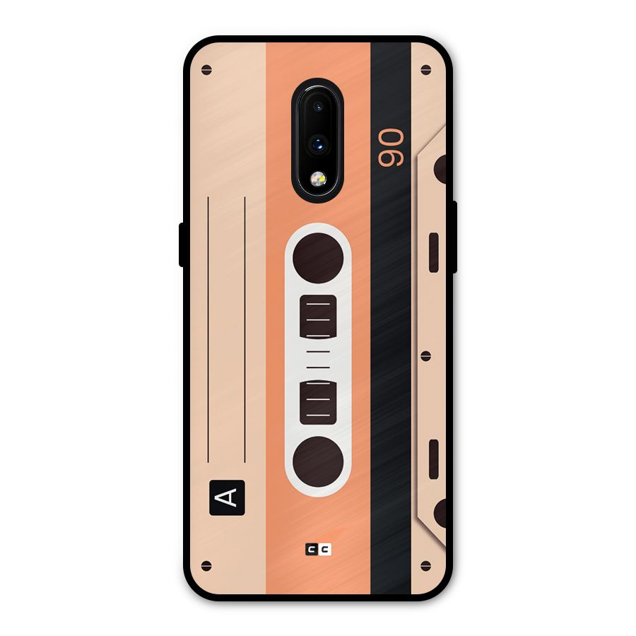 Retro Cassete Metal Back Case for OnePlus 7