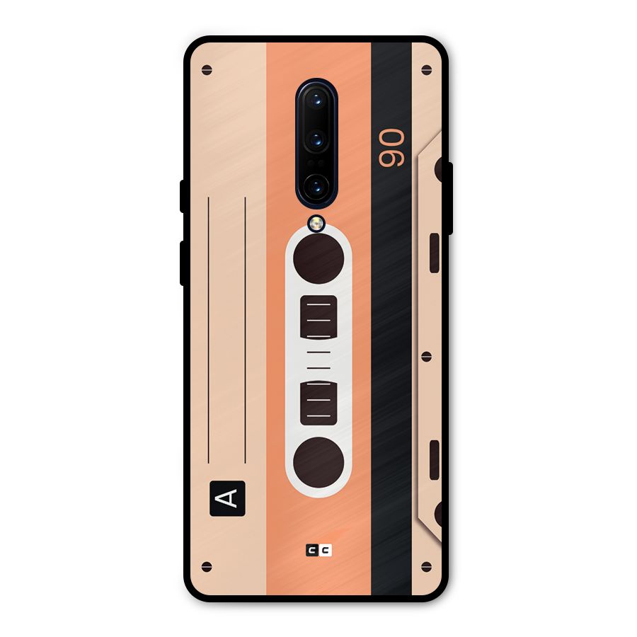 Retro Cassete Metal Back Case for OnePlus 7 Pro