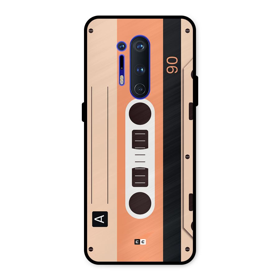 Retro Cassete Metal Back Case for OnePlus 8 Pro