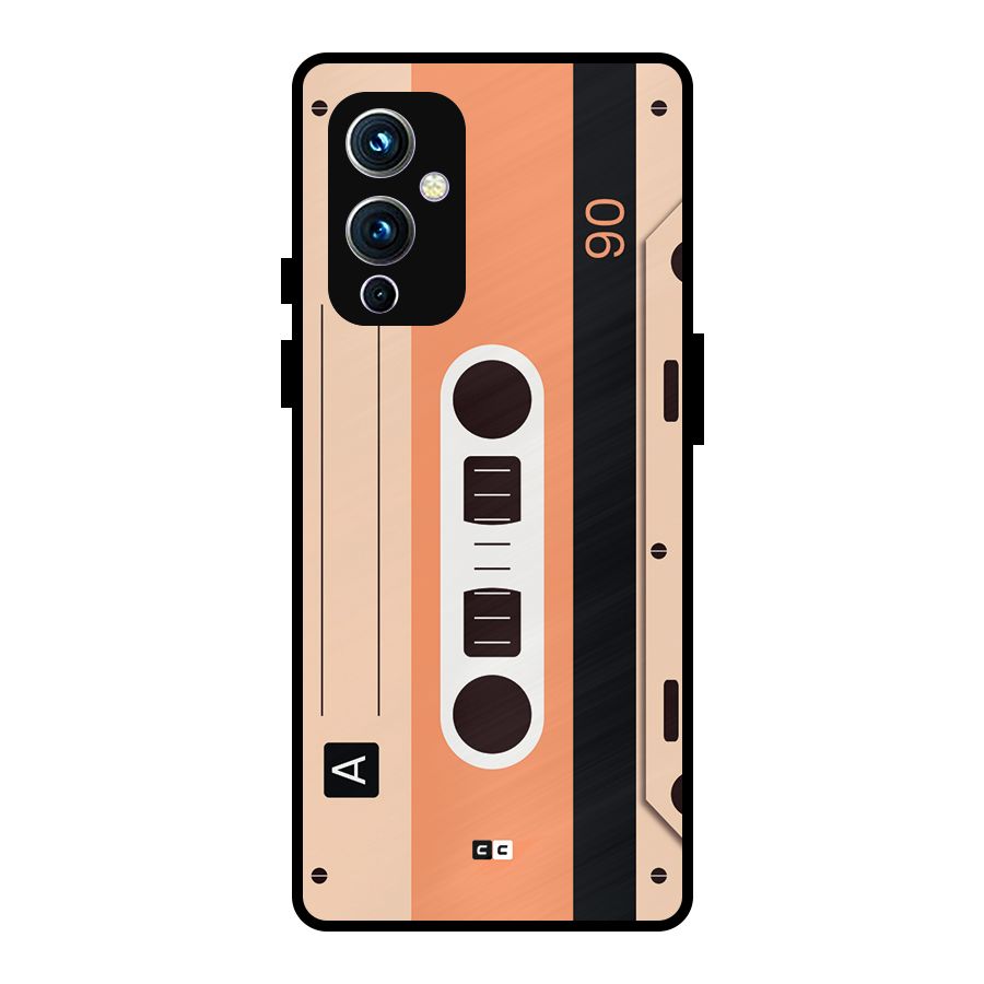 Retro Cassete Metal Back Case for OnePlus 9