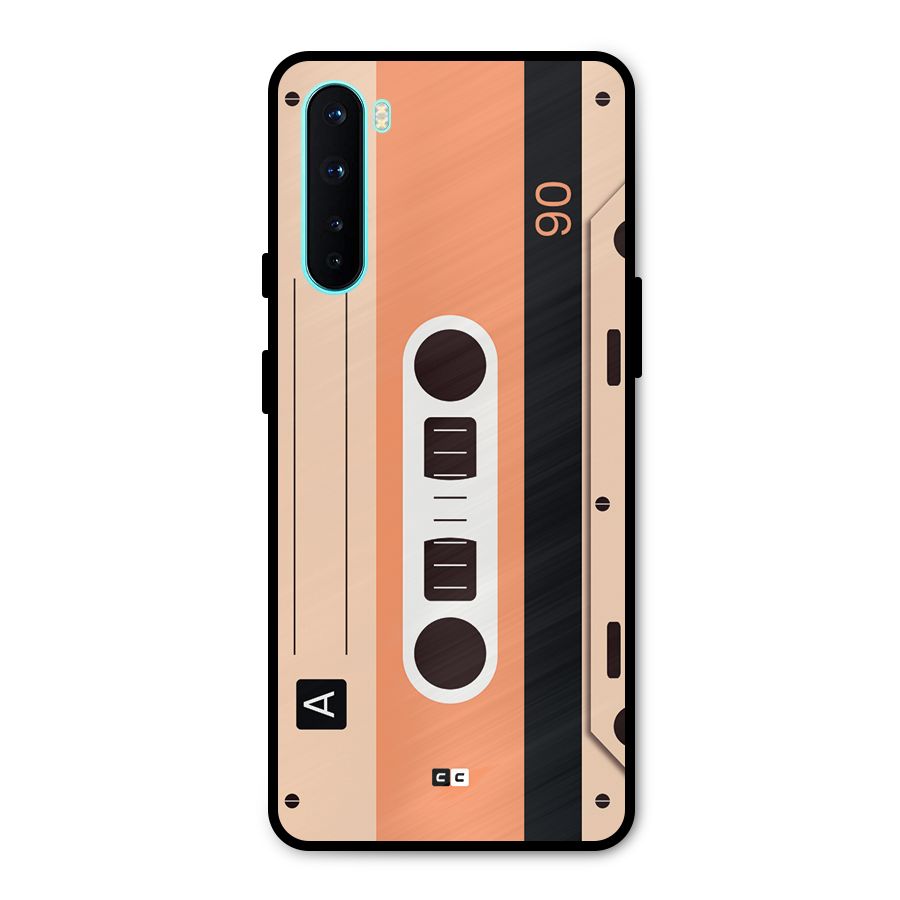 Retro Cassete Metal Back Case for OnePlus Nord