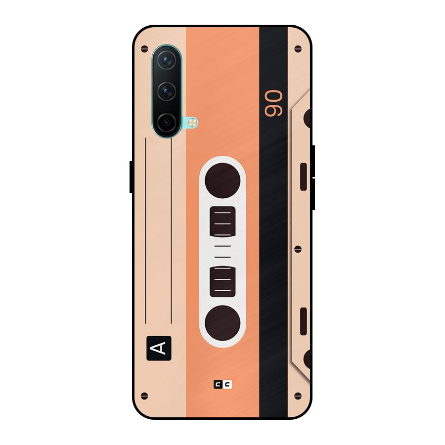 Retro Cassete Metal Back Case for OnePlus Nord CE 5G