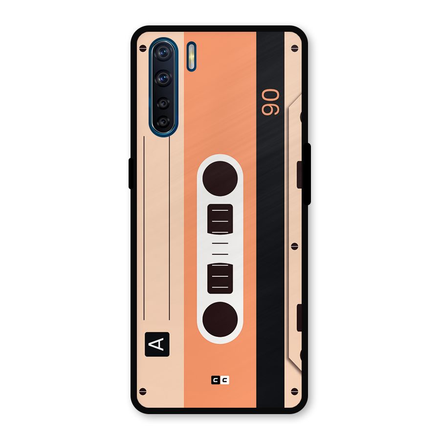Retro Cassete Metal Back Case for Oppo F15