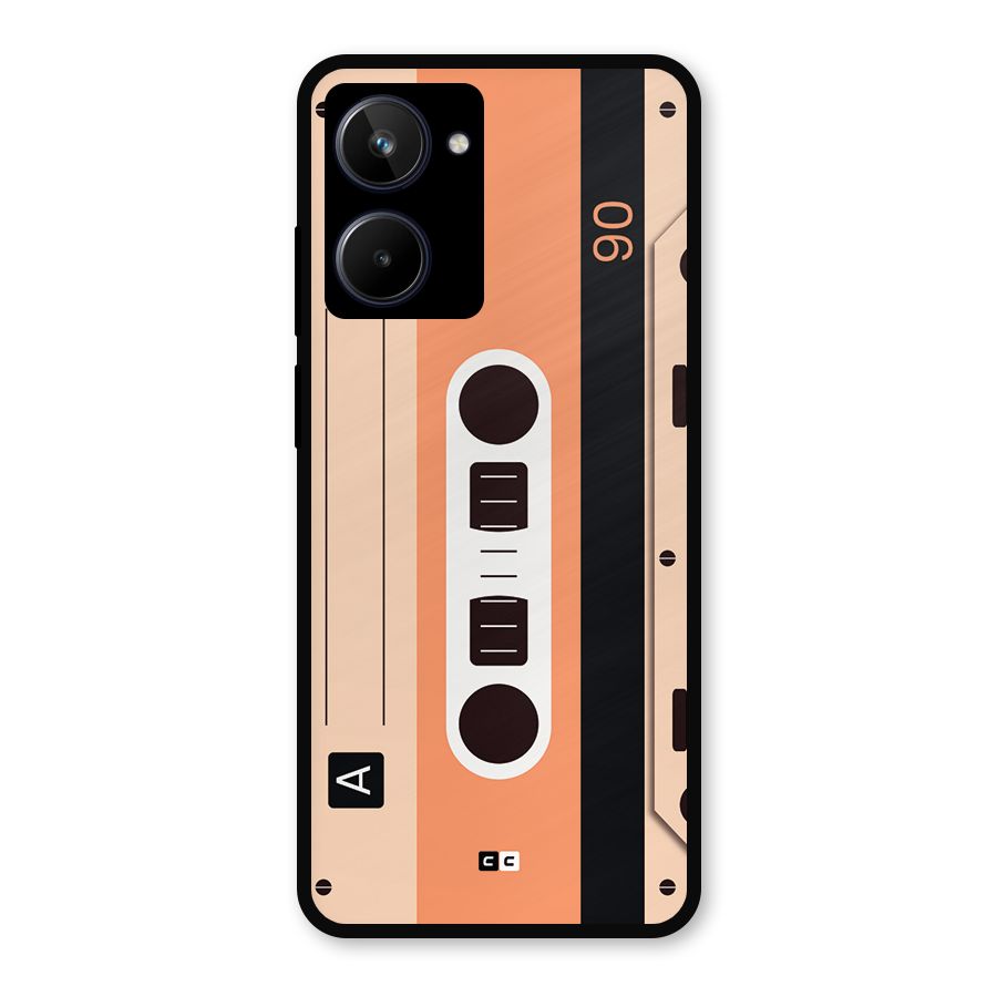 Retro Cassete Metal Back Case for Realme 10