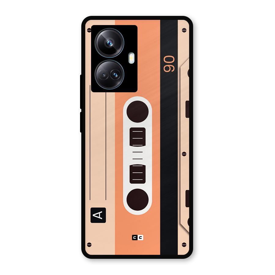 Retro Cassete Metal Back Case for Realme 10 Pro Plus