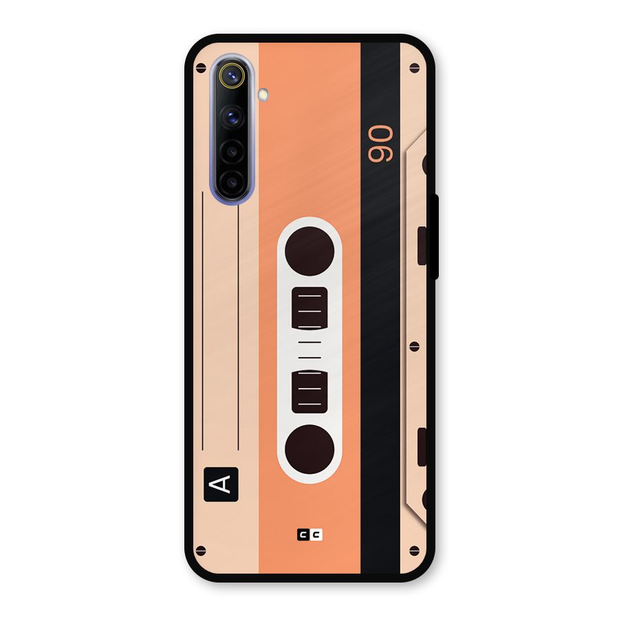 Retro Cassete Metal Back Case for Realme 6