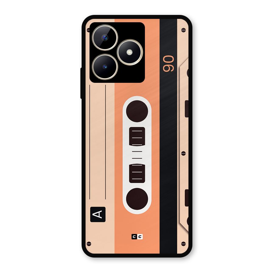 Retro Cassete Metal Back Case for Realme C53