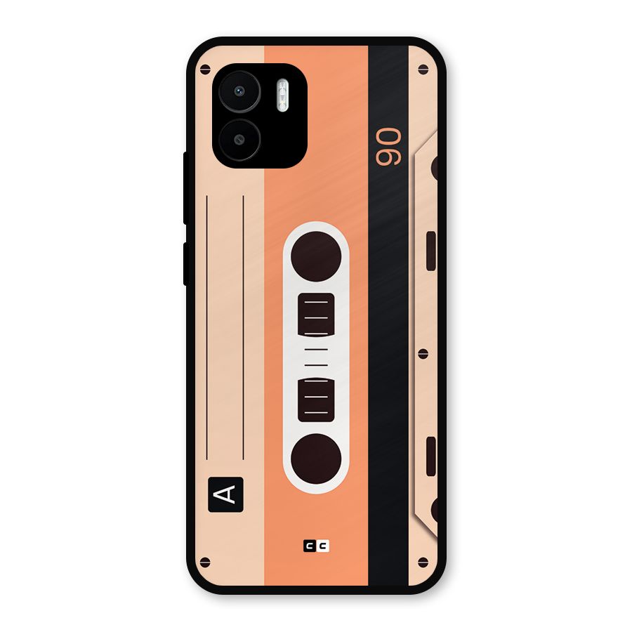 Retro Cassete Metal Back Case for Redmi A1