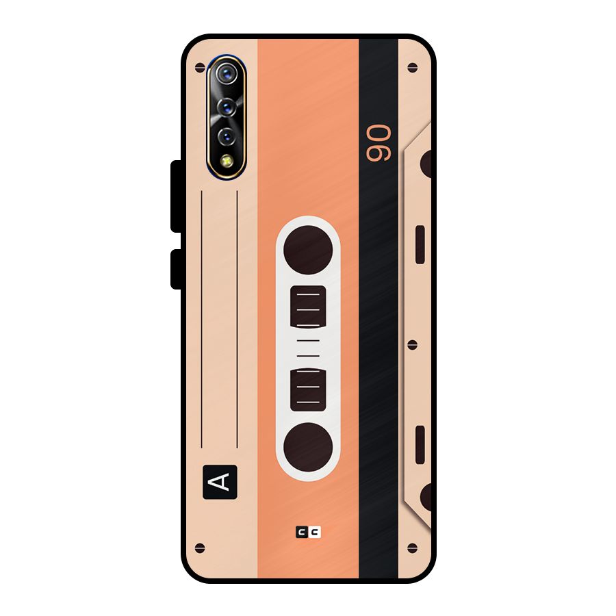 Retro Cassete Metal Back Case for Vivo S1