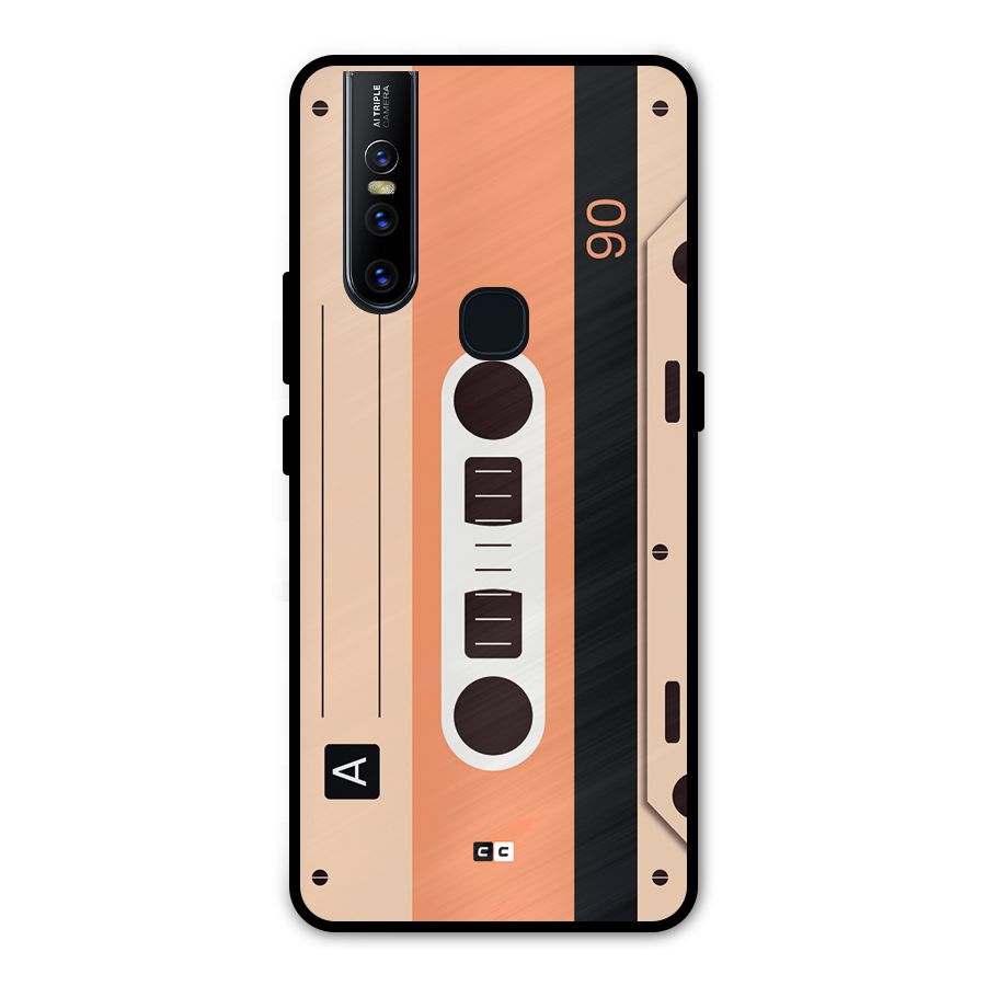 Retro Cassete Metal Back Case for Vivo V15
