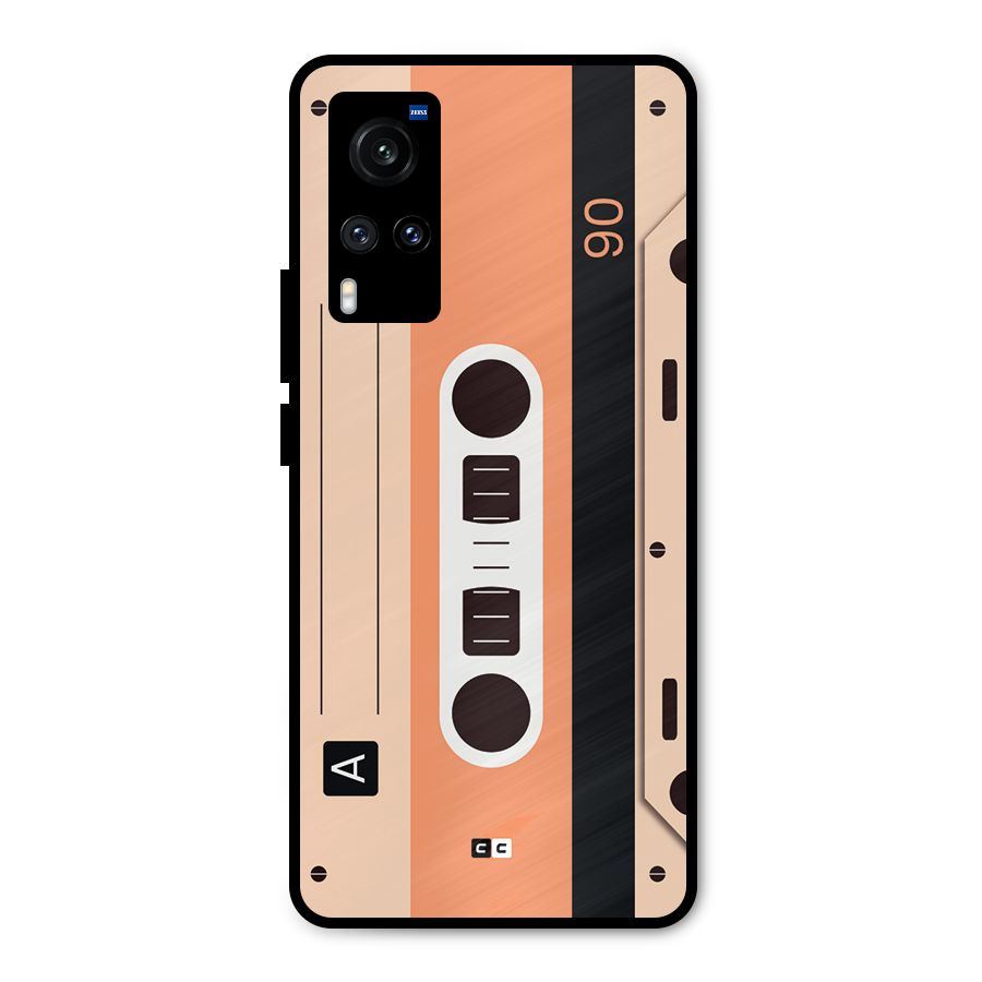 Retro Cassete Metal Back Case for Vivo X60