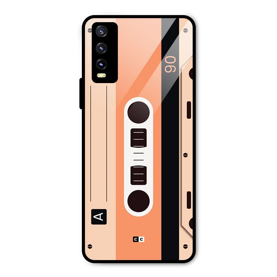 Retro Cassete Metal Back Case for Vivo Y20