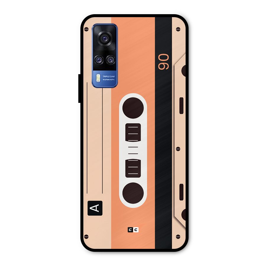 Retro Cassete Metal Back Case for Vivo Y31