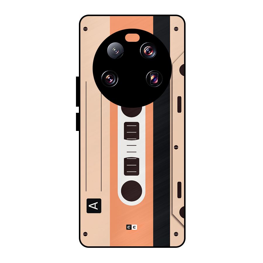 Retro Cassete Metal Back Case for Xiaomi 13 Ultra