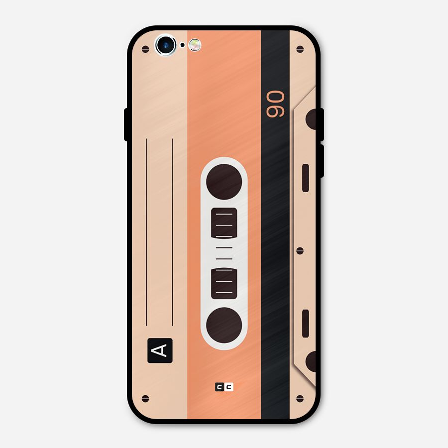 Retro Cassete Metal Back Case for iPhone 6 6s