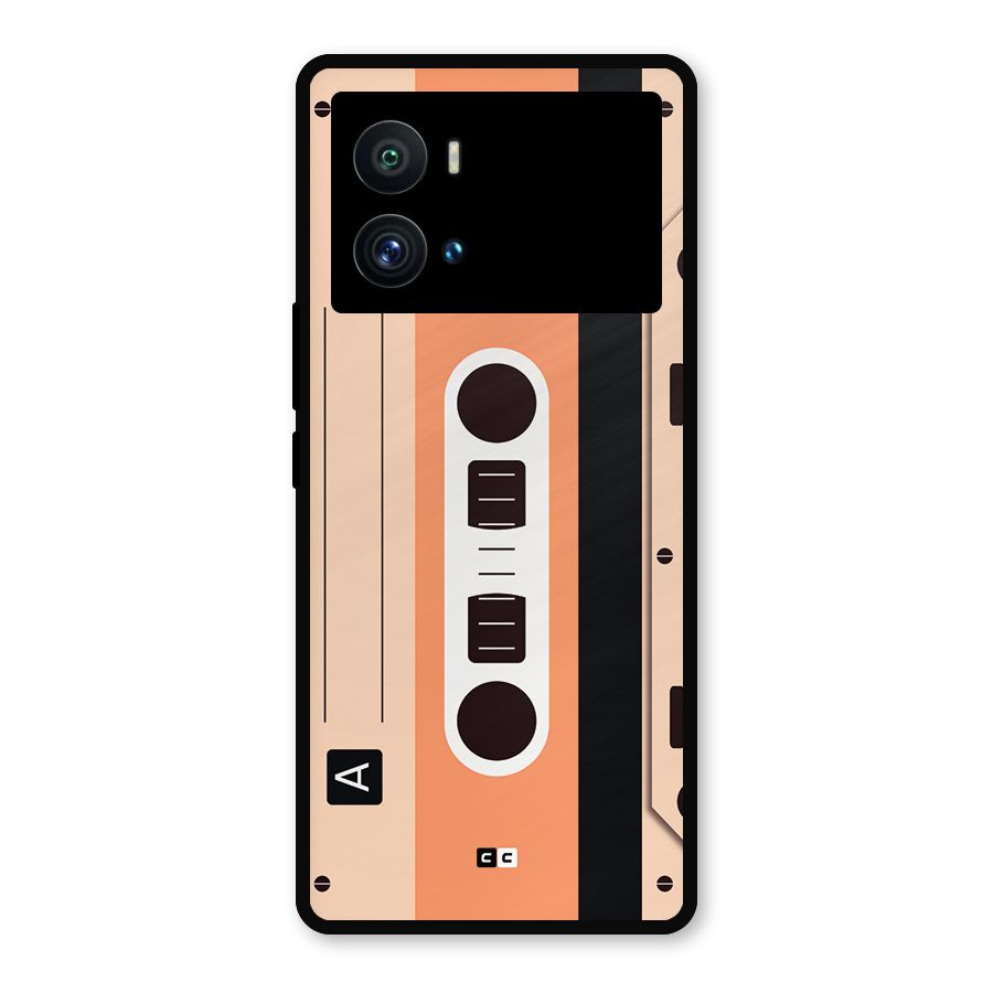 Retro Cassete Metal Back Case for iQOO 9 Pro