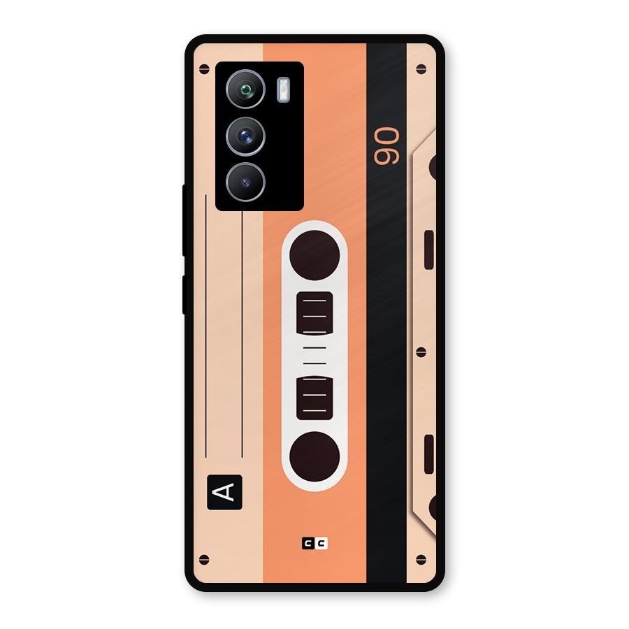 Retro Cassete Metal Back Case for iQOO 9 SE