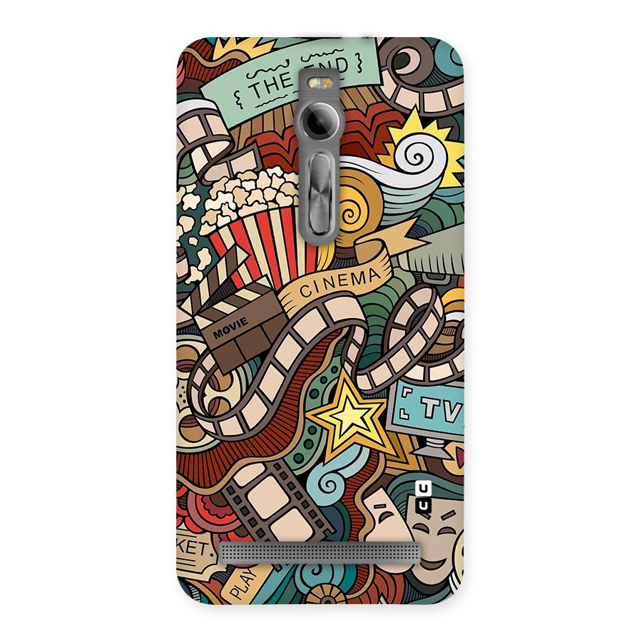 Retro Doodle Art Back Case for Asus Zenfone 2