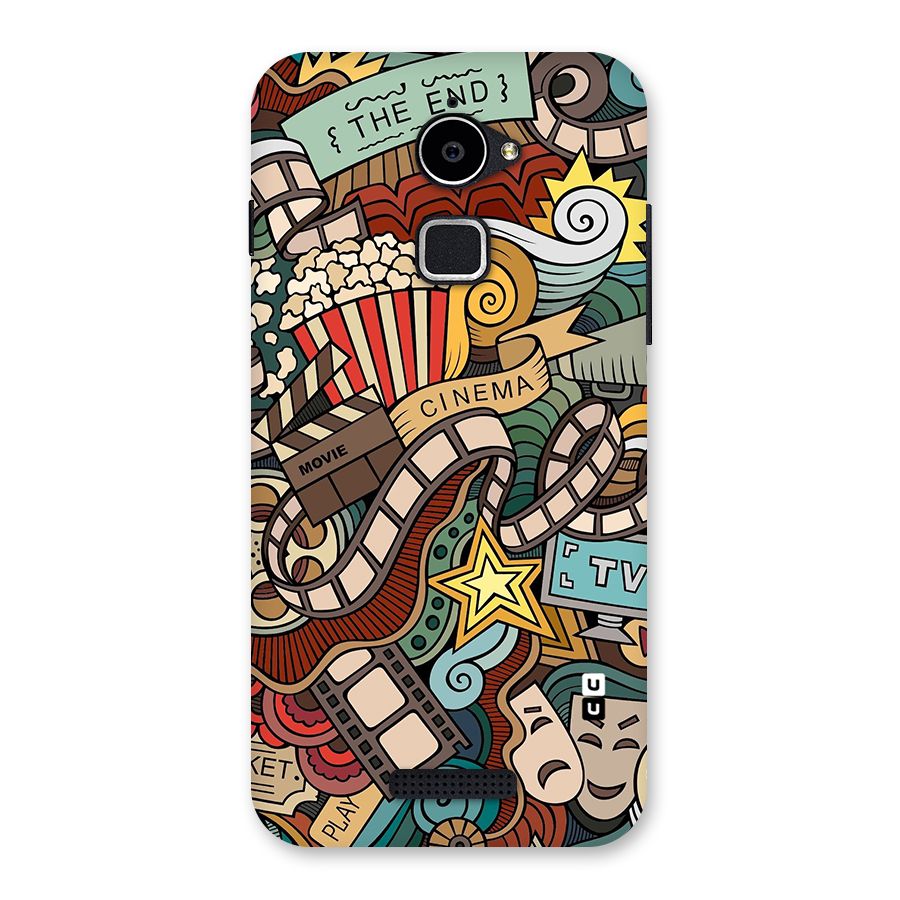 Retro Doodle Art Back Case for Coolpad Note 3 Lite
