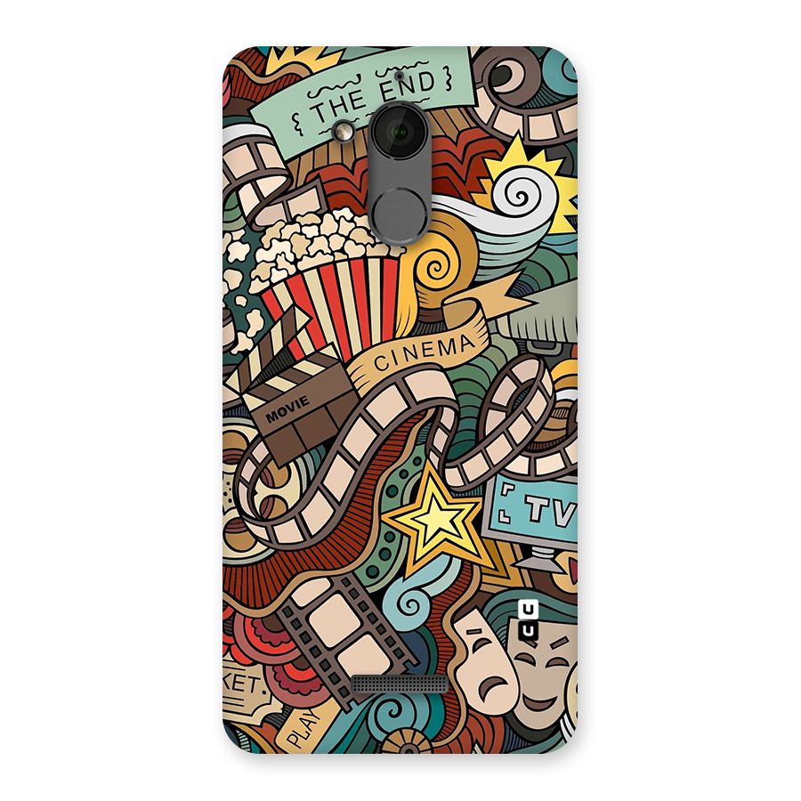 Retro Doodle Art Back Case for Coolpad Note 5