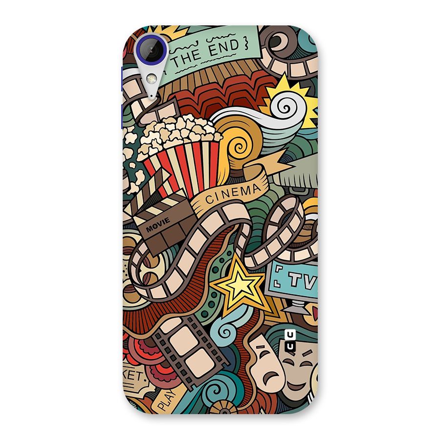 Retro Doodle Art Back Case for Desire 830