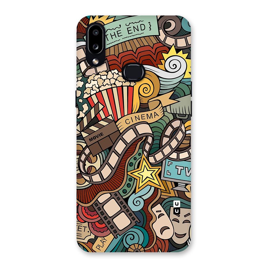 Retro Doodle Art Back Case for Galaxy A10s