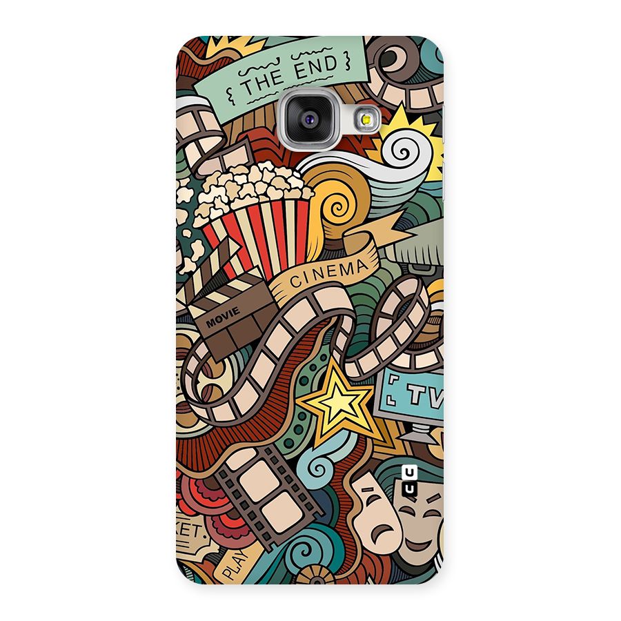 Retro Doodle Art Back Case for Galaxy A3 2016