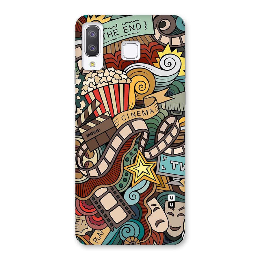 Retro Doodle Art Back Case for Galaxy A8 Star