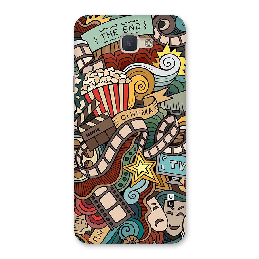 Retro Doodle Art Back Case for Galaxy J5 Prime