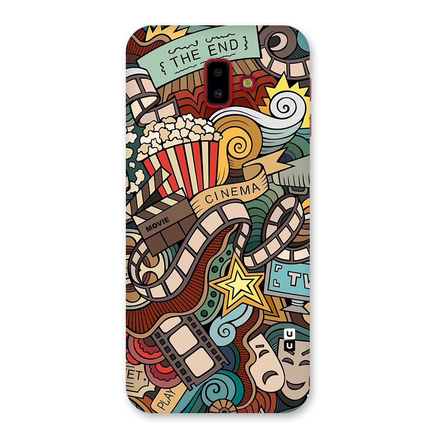 Retro Doodle Art Back Case for Galaxy J6 Plus