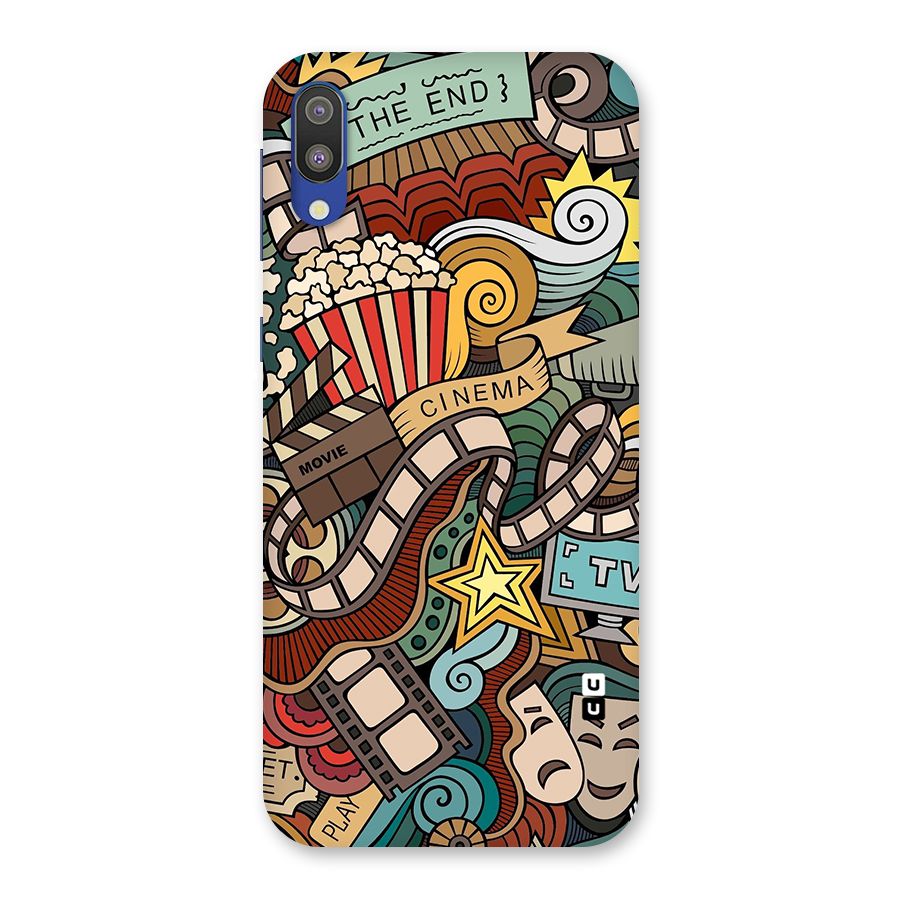 Retro Doodle Art Back Case for Galaxy M10