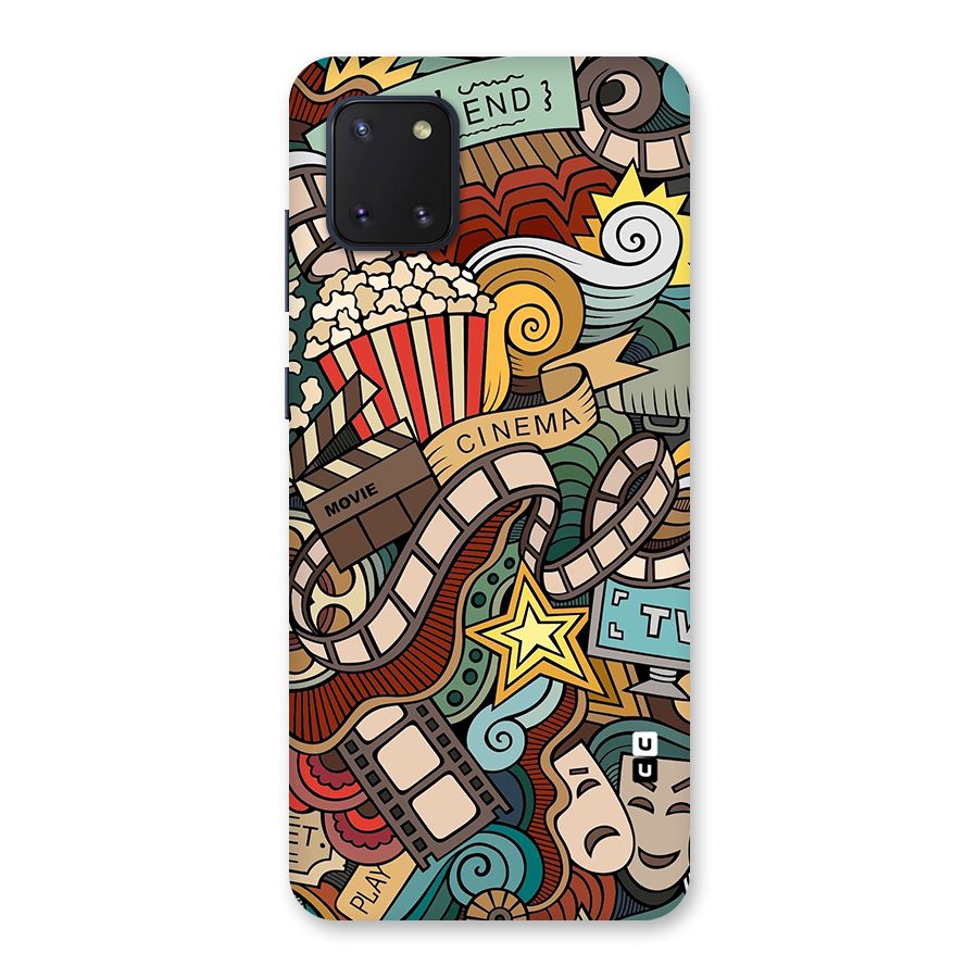 Retro Doodle Art Back Case for Galaxy Note 10 Lite