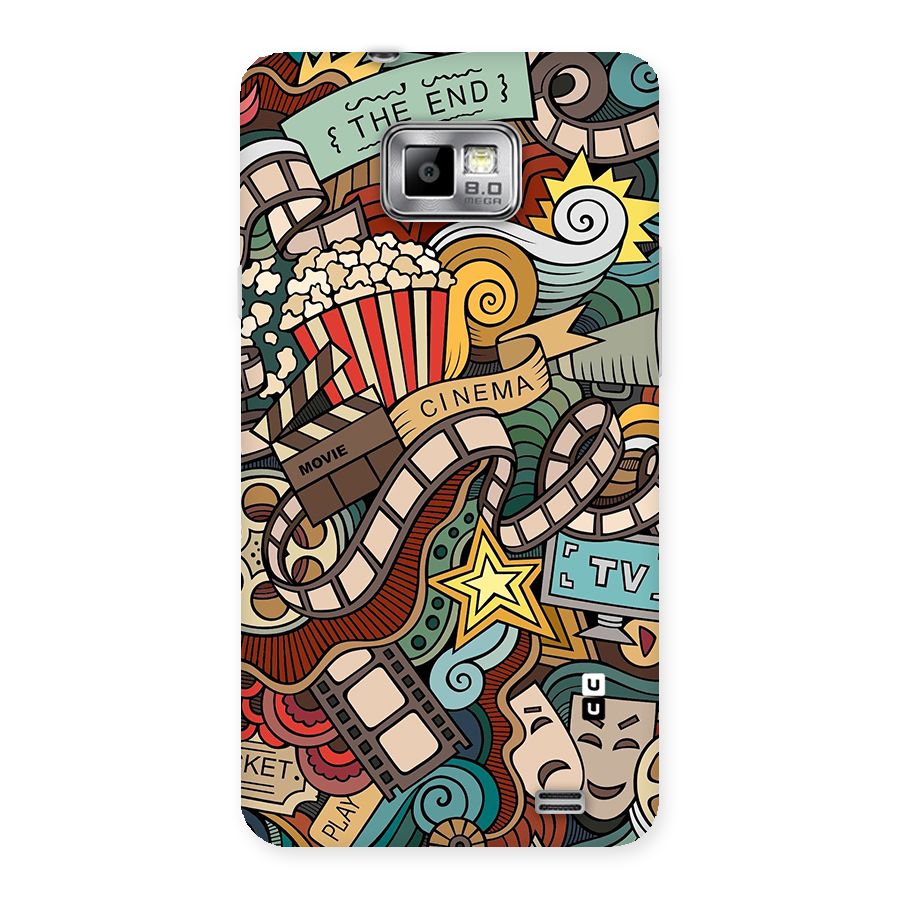 Retro Doodle Art Back Case for Galaxy S2