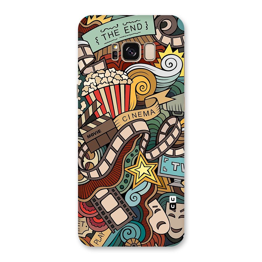 Retro Doodle Art Back Case for Galaxy S8 Plus