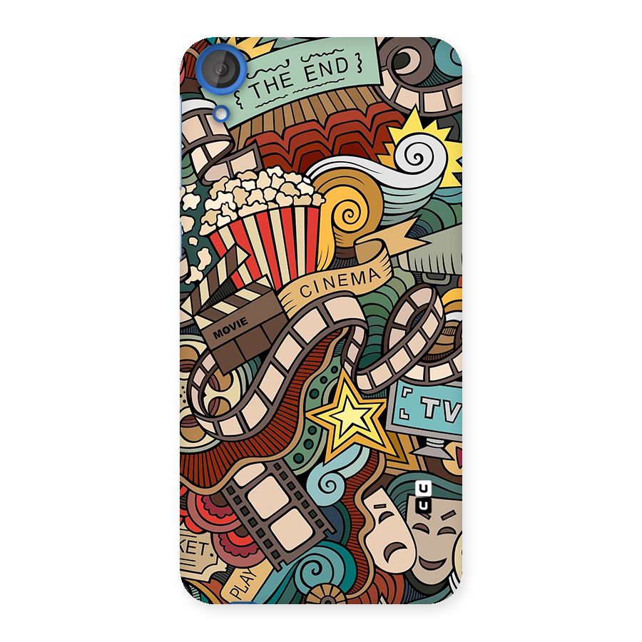 Retro Doodle Art Back Case for HTC Desire 820