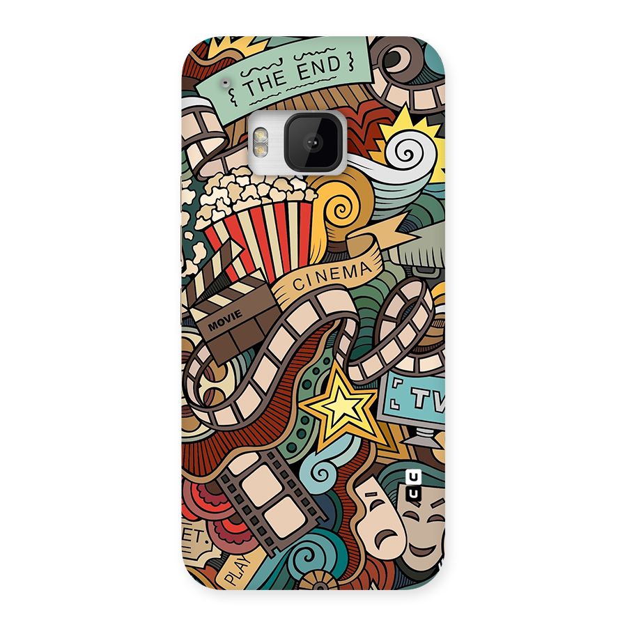 Retro Doodle Art Back Case for HTC One M9