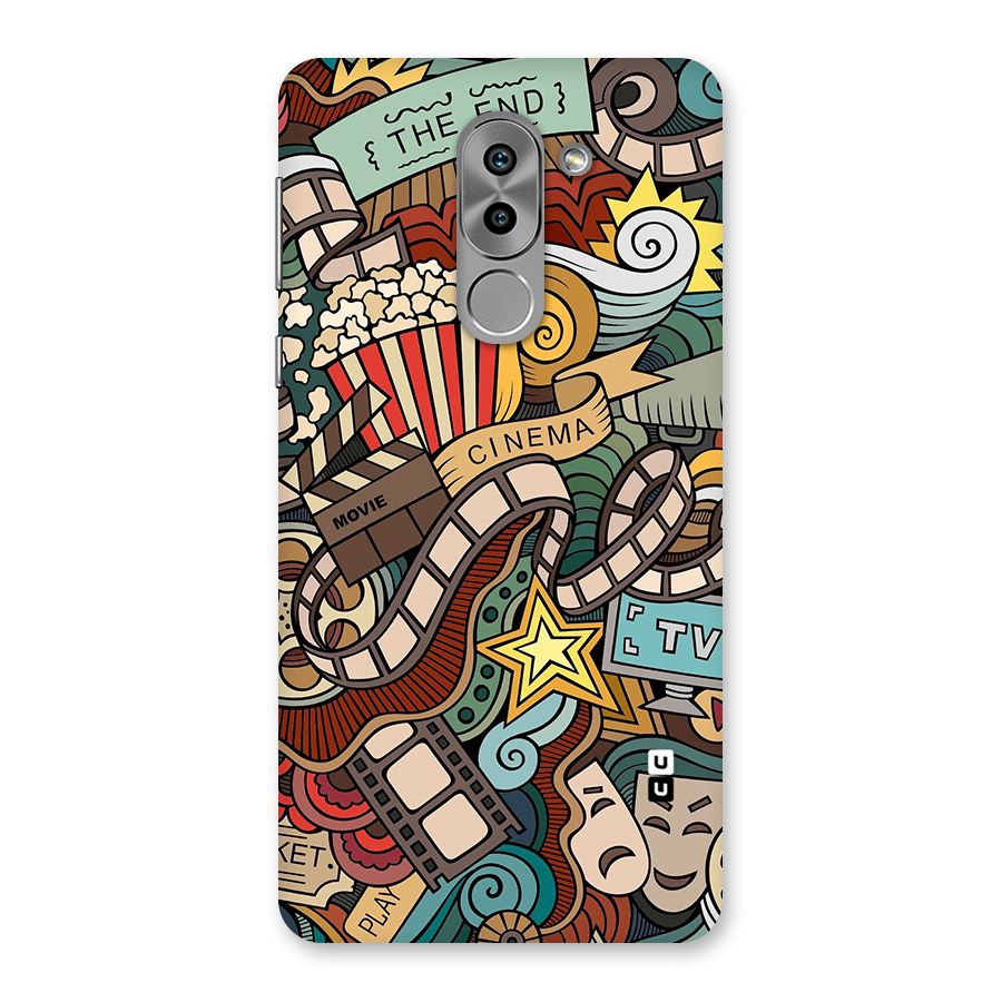 Retro Doodle Art Back Case for Honor 6X