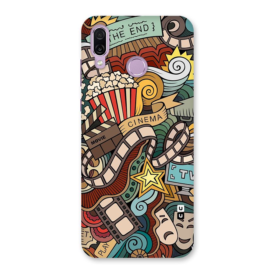 Retro Doodle Art Back Case for Honor Play