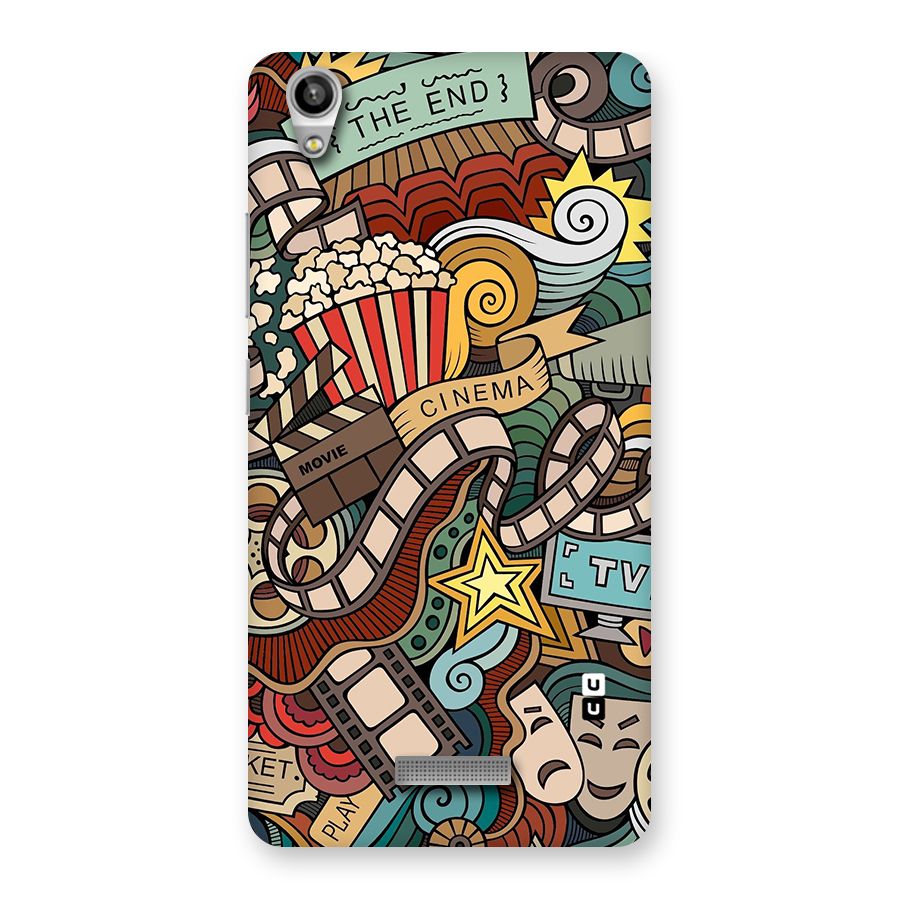 Retro Doodle Art Back Case for Lava-Pixel-V1