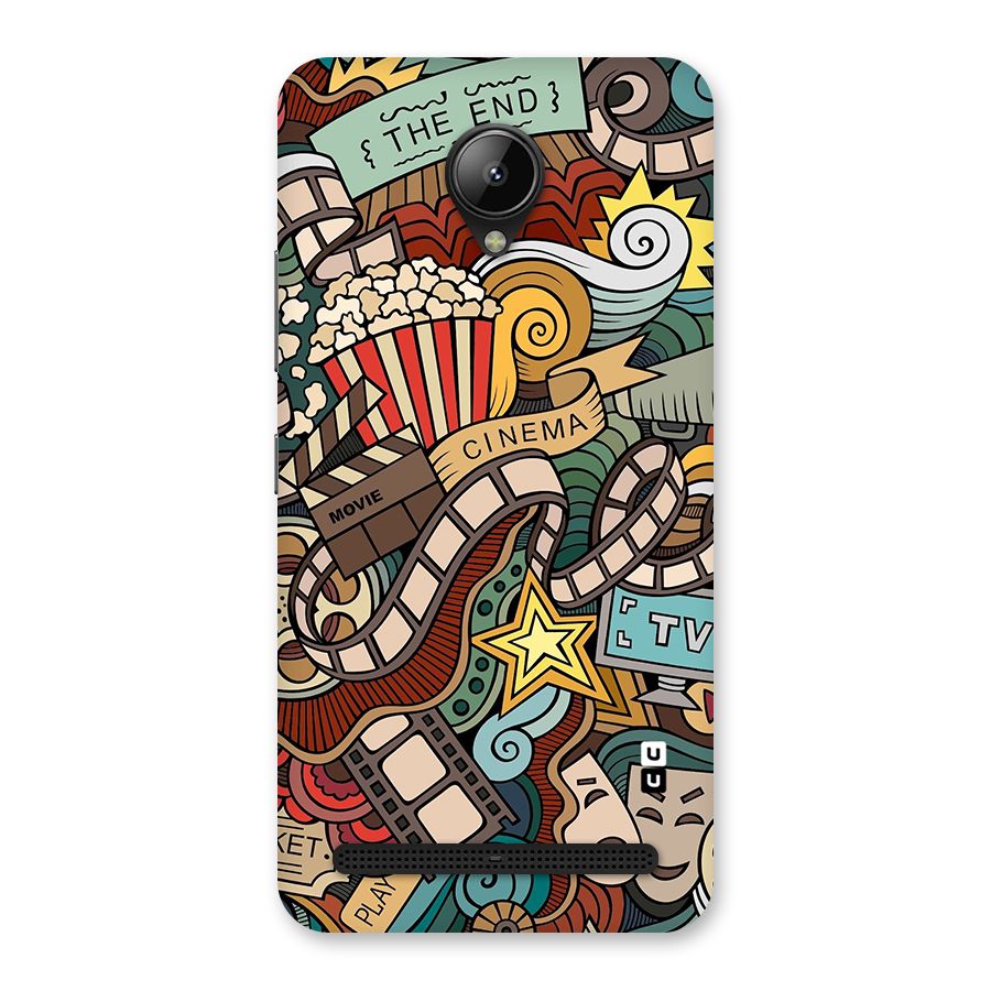 Retro Doodle Art Back Case for Lenovo C2