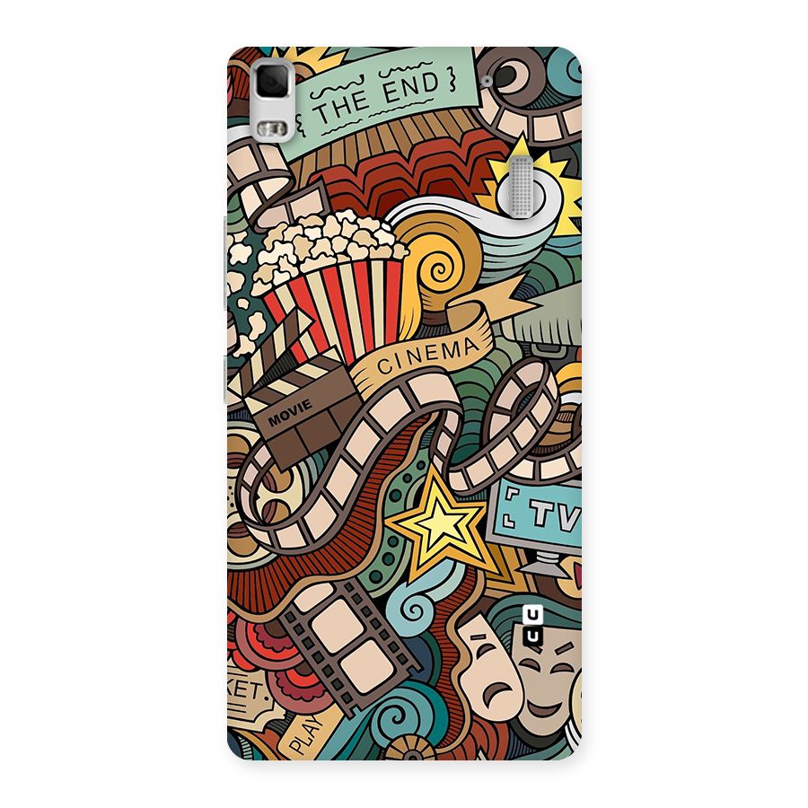 Retro Doodle Art Back Case for Lenovo K3 Note