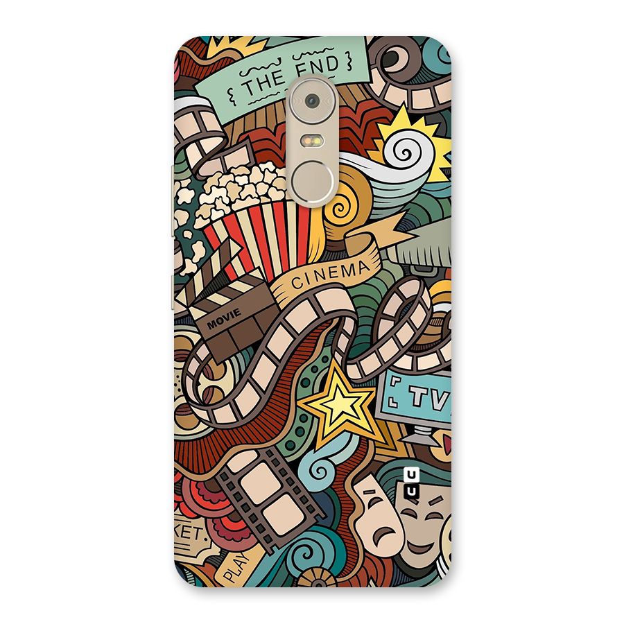 Retro Doodle Art Back Case for Lenovo K6 Note
