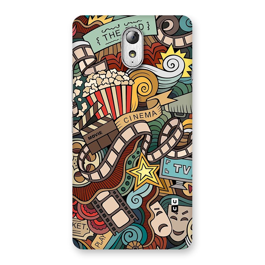 Retro Doodle Art Back Case for Lenovo Vibe P1M