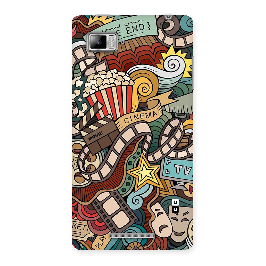 Retro Doodle Art Back Case for Lenovo Vibe Z K910