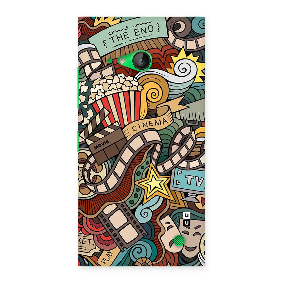 Retro Doodle Art Back Case for Lumia 730