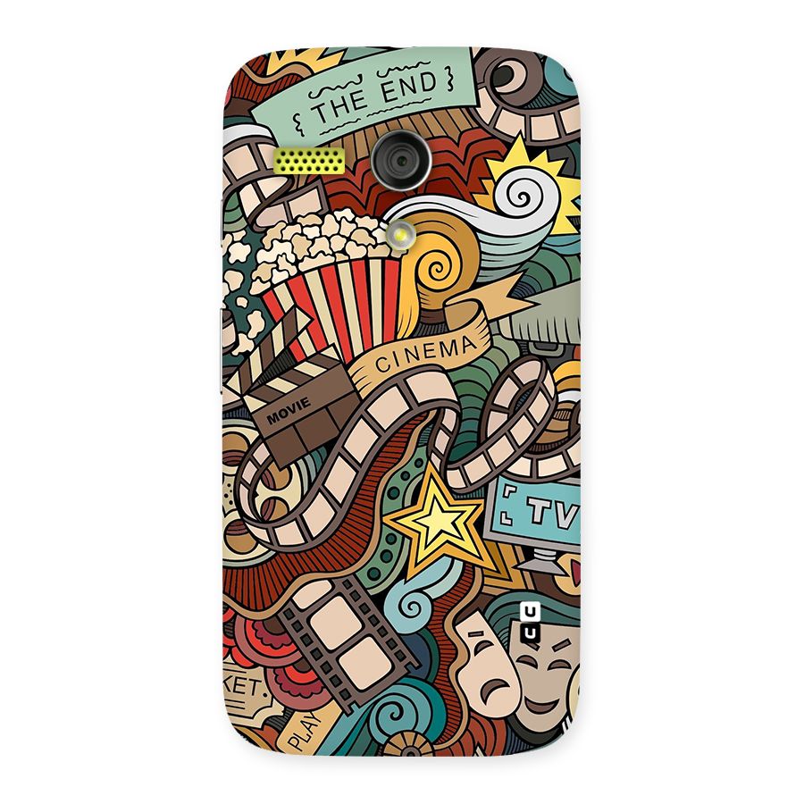 Retro Doodle Art Back Case for Moto G
