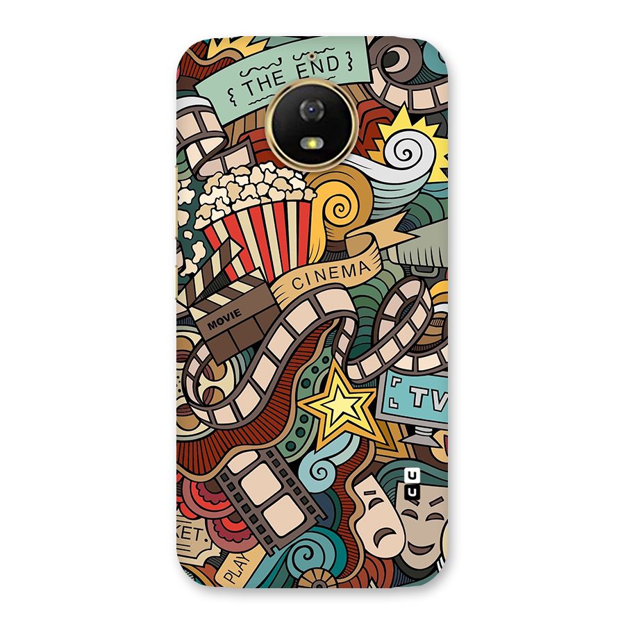Retro Doodle Art Back Case for Moto G5s